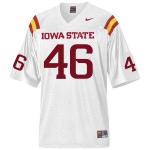 Men's Iowa State University #46 Answer Gaye White Stitched Jersey 363343-477