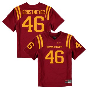Men Cyclones #46 Andrew Ernstmeyer Cardinal Stitched Jersey 863369-653