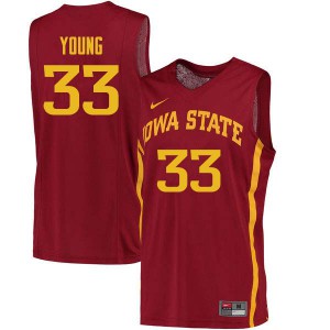 Men Iowa State #33 Solomon Young Cardinal NCAA Jersey 675335-942