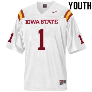 Youth Iowa State #1 Datrone Young White High School Jersey 659552-147