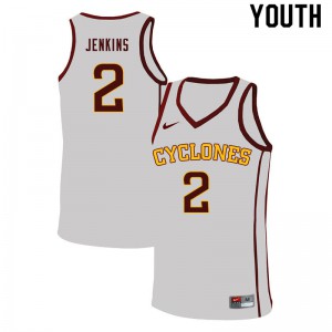 Youth Iowa State #2 Nate Jenkins White Basketball Jerseys 966138-133