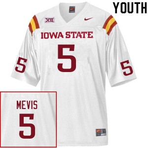 Youth Iowa State Cyclones #5 Andrew Mevis White Alumni Jersey 776011-134