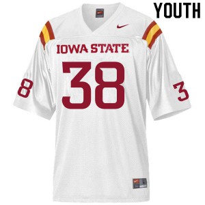 Youth Iowa State Cyclones #38 Ar'Quel Smith White NCAA Jerseys 676674-203