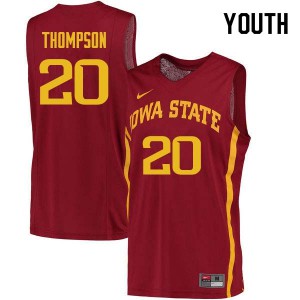 Youth Iowa State University #20 Gary Thompson Cardinal Basketball Jerseys 624491-339