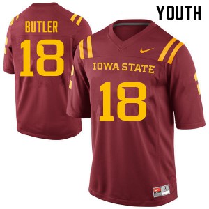 Youth Iowa State #18 Hakeem Butler Cardinal High School Jersey 652554-557